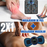 PROMO 2 X 1  |  TAPETE MASAJEADOR DE PIES + MASAJEADOR MUSCULAR