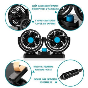 VENTILADOR PREMIUM PARA CARRO ©